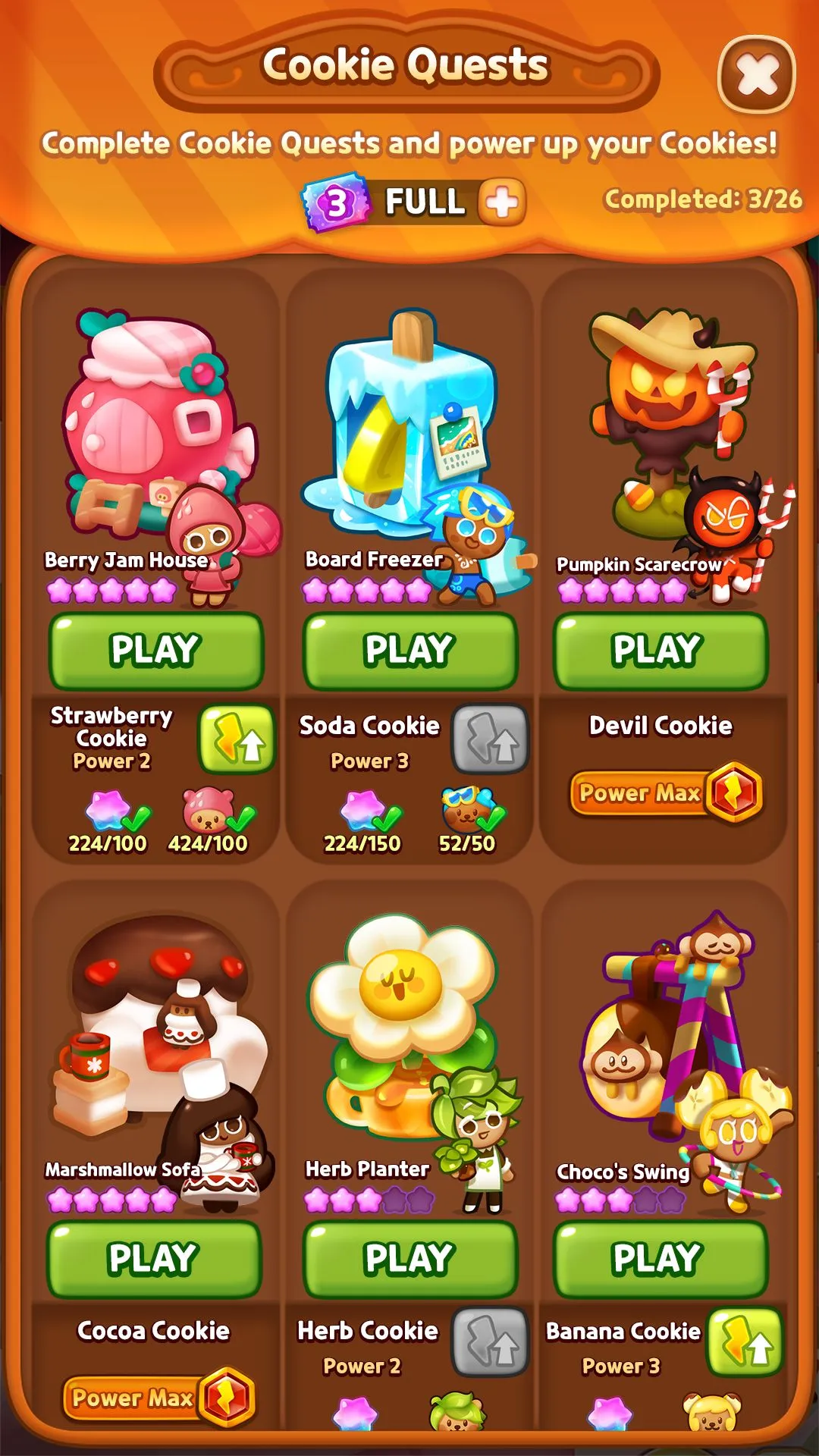 COOKIE <br/>QUESTS